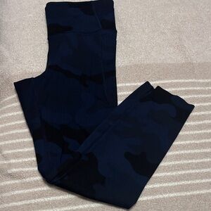 GAP Dark Blue Camouflage Leggings